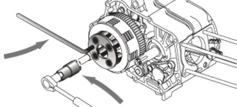 BikeService Holding Force Clutch BST 4Pin