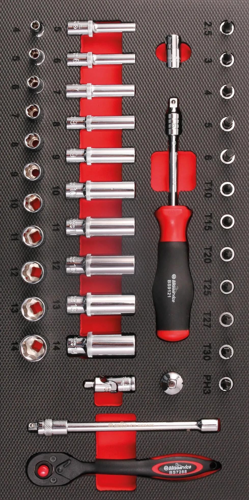BikeService-Modul-Inlay-Steckschlüssel