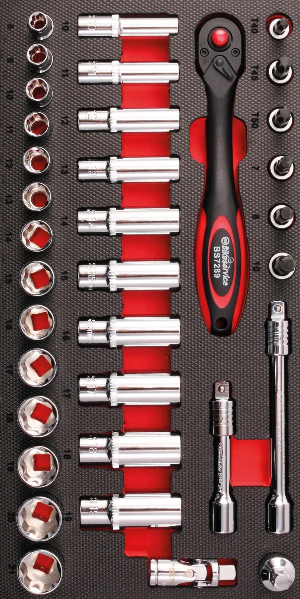 Bikeservice Modul Inlay Maulschlüssel Modulinl BST PCSchlein 3 8 36tlg