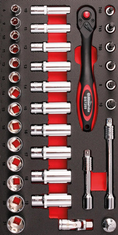 Bikeservice Modul Inlay Maulschlüssel Modulinl BST PCSchlein 3 8 36tlg
