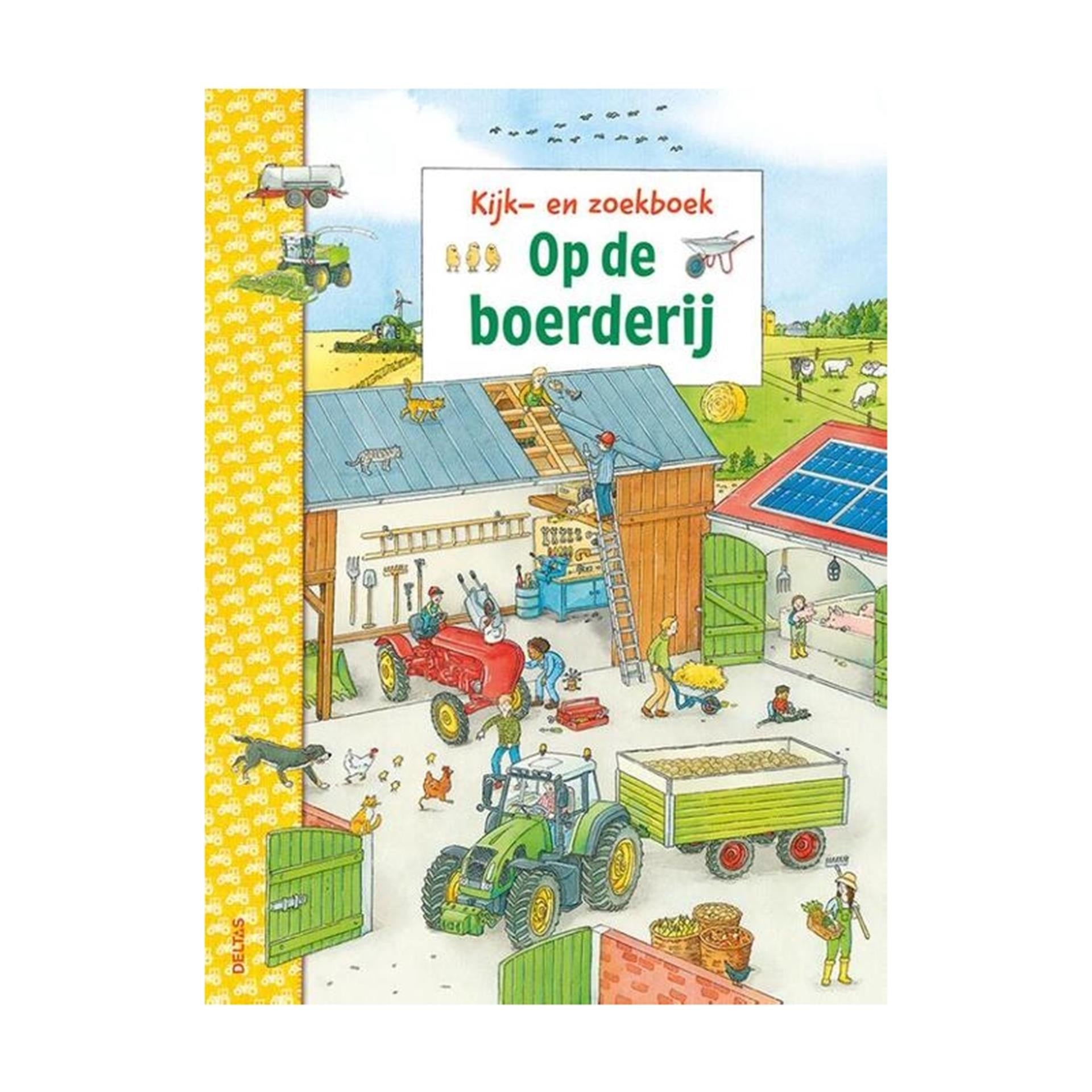 Deltas schauen Sie sich das Suchbuch auf der Farm an