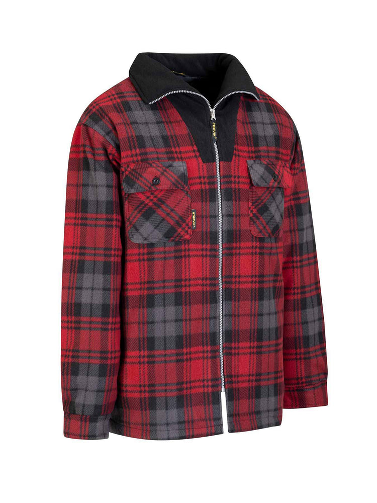 Storvik Produkte Holzfäller-Fleeceweste Stanley Thermo rot schwarz 3XL