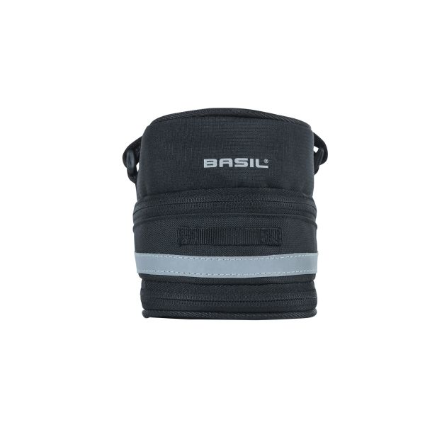 Basil Mada Saddlebag - Kompakt, schwarz, 1L, Klettverschluss, Fahrradzubehör