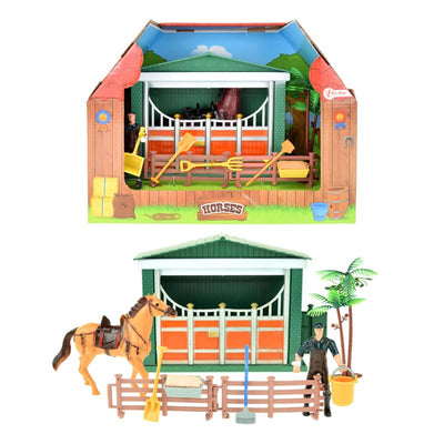 Toi-toys Toi Toys Pferdestall mit Hausmeister