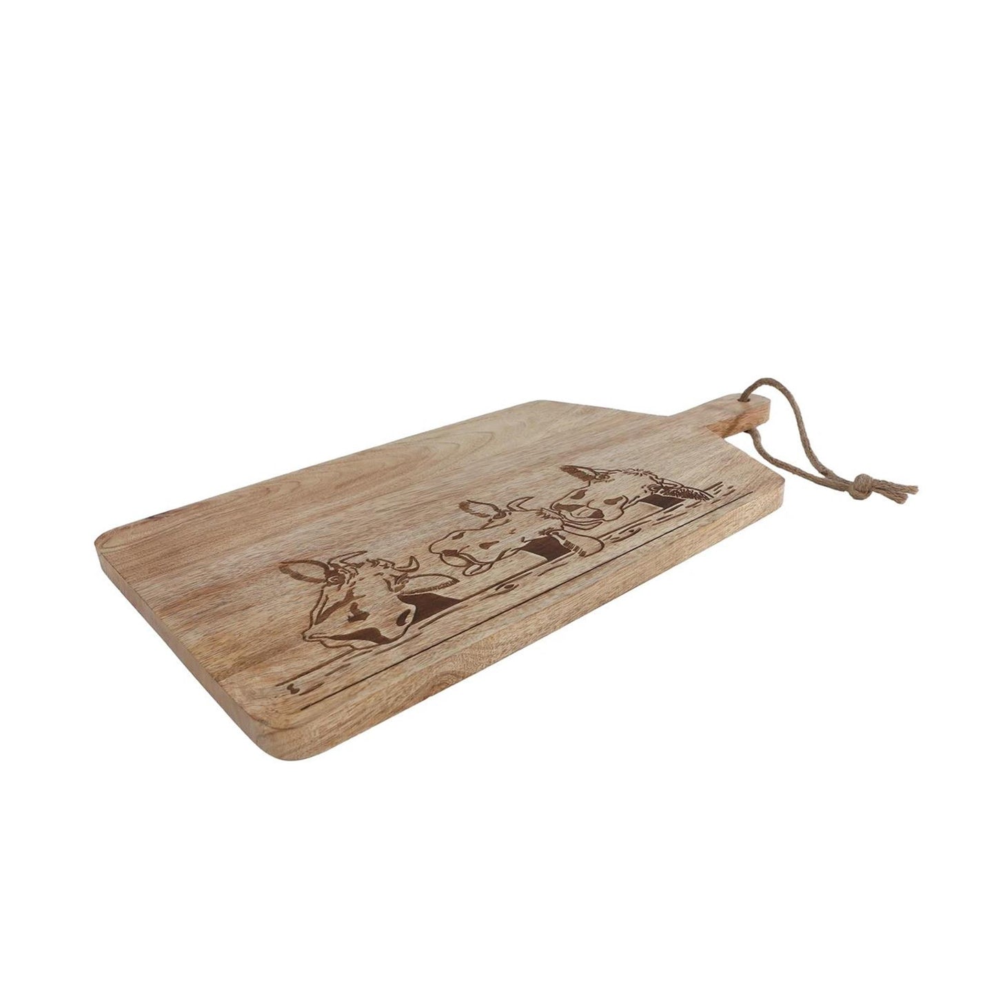 Trinkpfanne Kuh natur mango 50x25x1,5cm