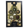 Decoris Weihnachtskugeln Mix Glas 12 Stück natur