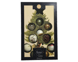 Decoris Weihnachtskugeln Mix Glas 12 Stück natur - afbeelding 2