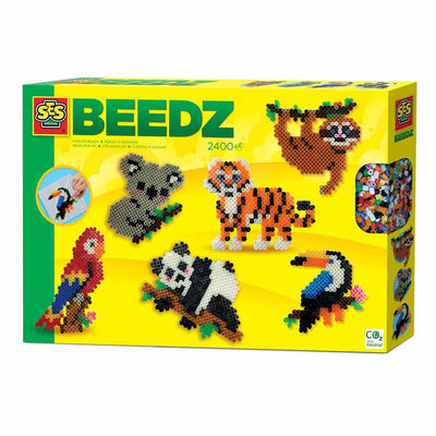 SES Creative Beedz String Perlen - Dschungeltiere