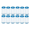 Intex 29000 Filterpatrone Typ A 12 Stücke für Schwimmbad 244 305 366 cm