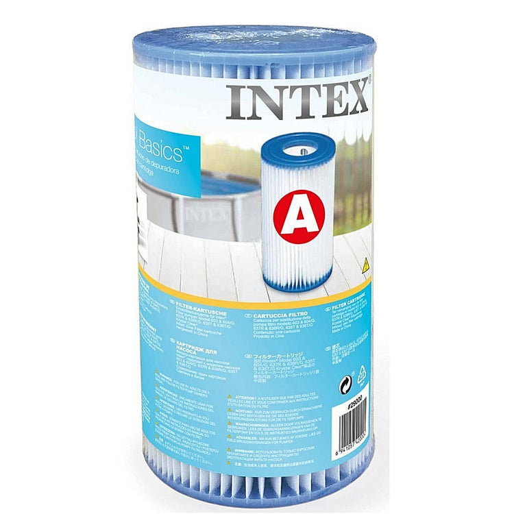 Intex 29000 Filterpatrone Typ A 12 Stücke für Schwimmbad 244 305 366 cm