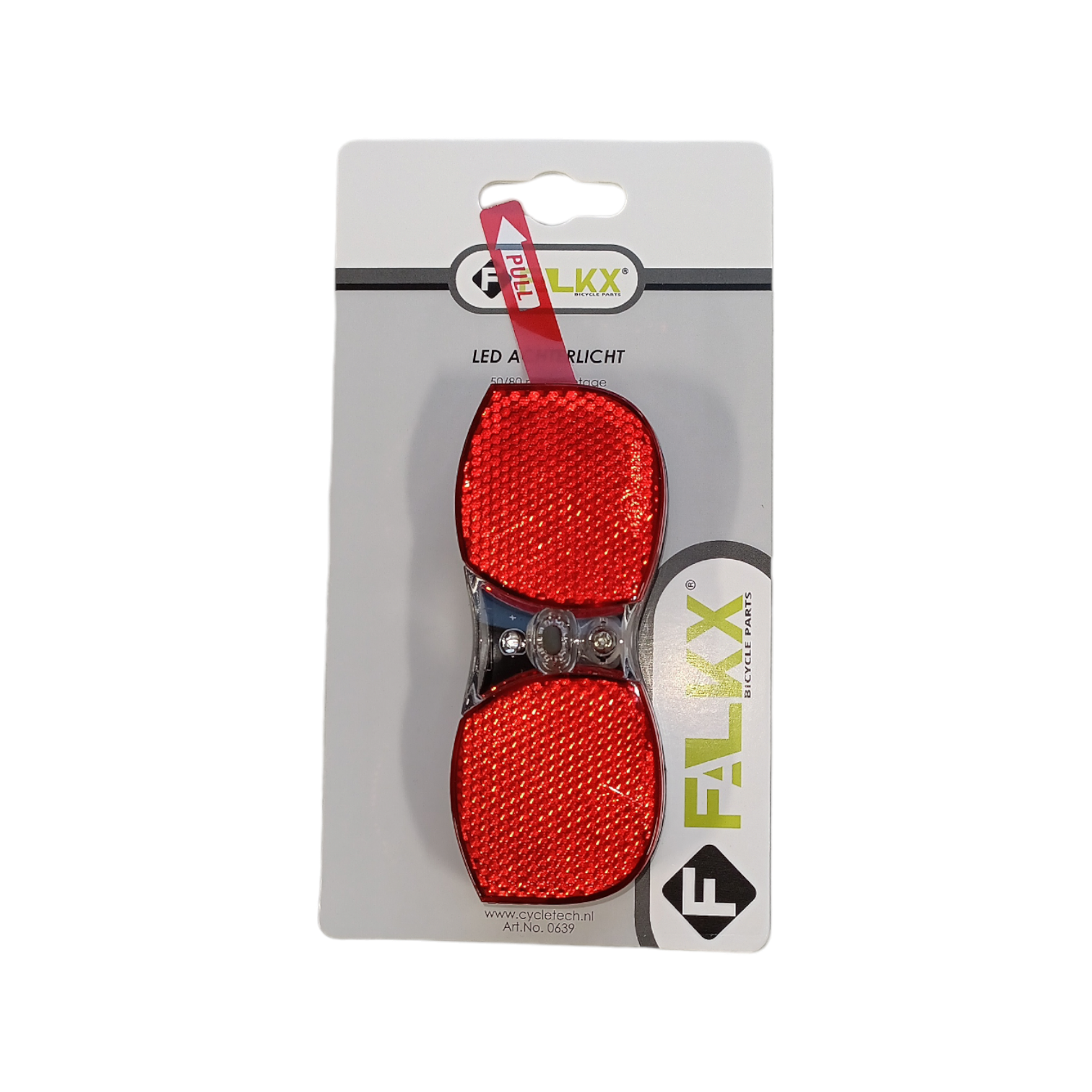 Falkx Led Acterleg. Baugruppe 50 80 mm. Einschließlich Batterien (Hanging -Paket).