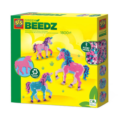SES Green Beedz - String Perle Set Unicorn