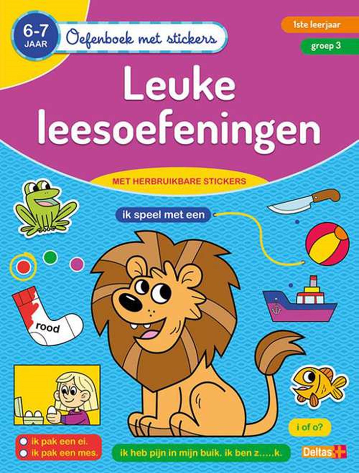 Deltas-Übungsbuch mit Aufklebern schöne Leseübungen (6-7 Jahre)