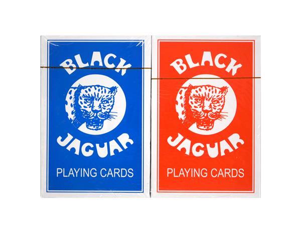 Verschiedene Spielkarten blau rot