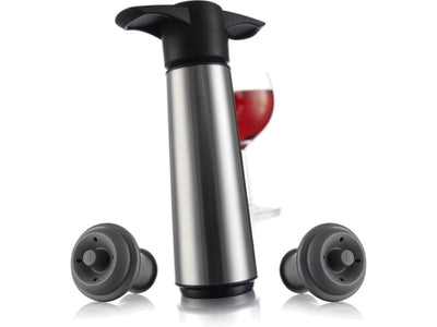 Vacu Vin Weinsparer-Set aus Edelstahl