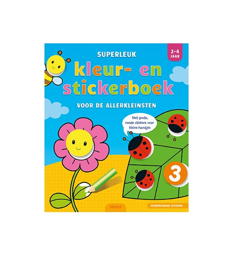 Deltas Super Fun Color Sticker Book für die Kleinen