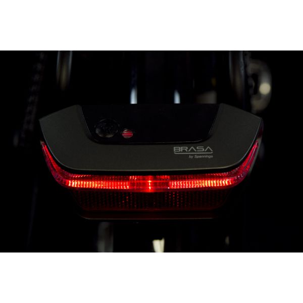 Spanninga Carrier Rücklicht Brasa E-Bike 6-12 Volt (80 mm Befestigung)