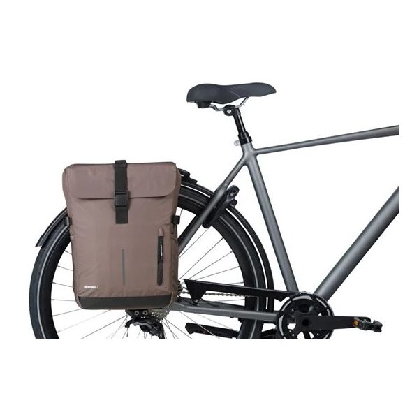 Basilikum Doppelfahrradachse Bewegung 30 Liter 16 x 27 x 38 cm Braun