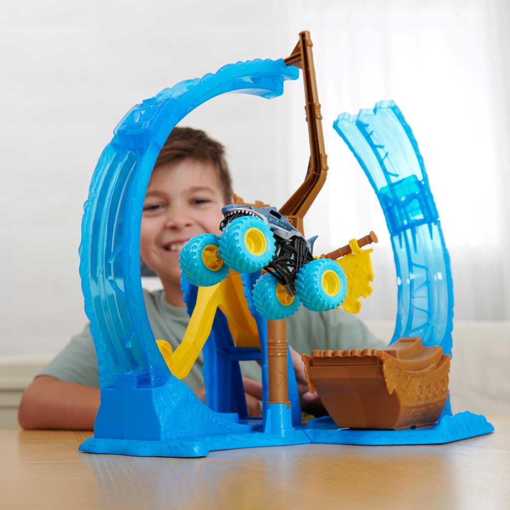 Monster Jam Monster Jam Megalodon Loop oder Doom Stunt Play Set