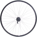 Shimano Vorderrad 28 29 622x19c Andra 30 RIM mit FH-M525-Hub für 6 Schrauben Bremsscheibe Schwarz - afbeelding 3