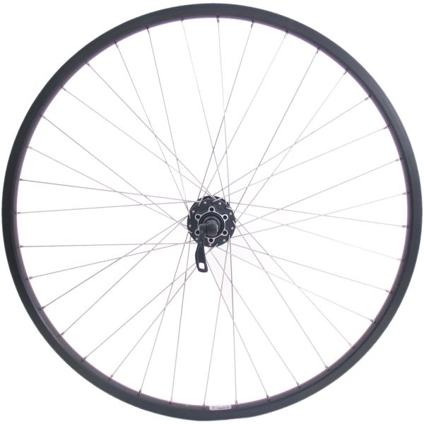 Shimano Vorderrad 28 29 622x19c Andra 30 RIM mit FH-M525-Hub für 6 Schrauben Bremsscheibe Schwarz