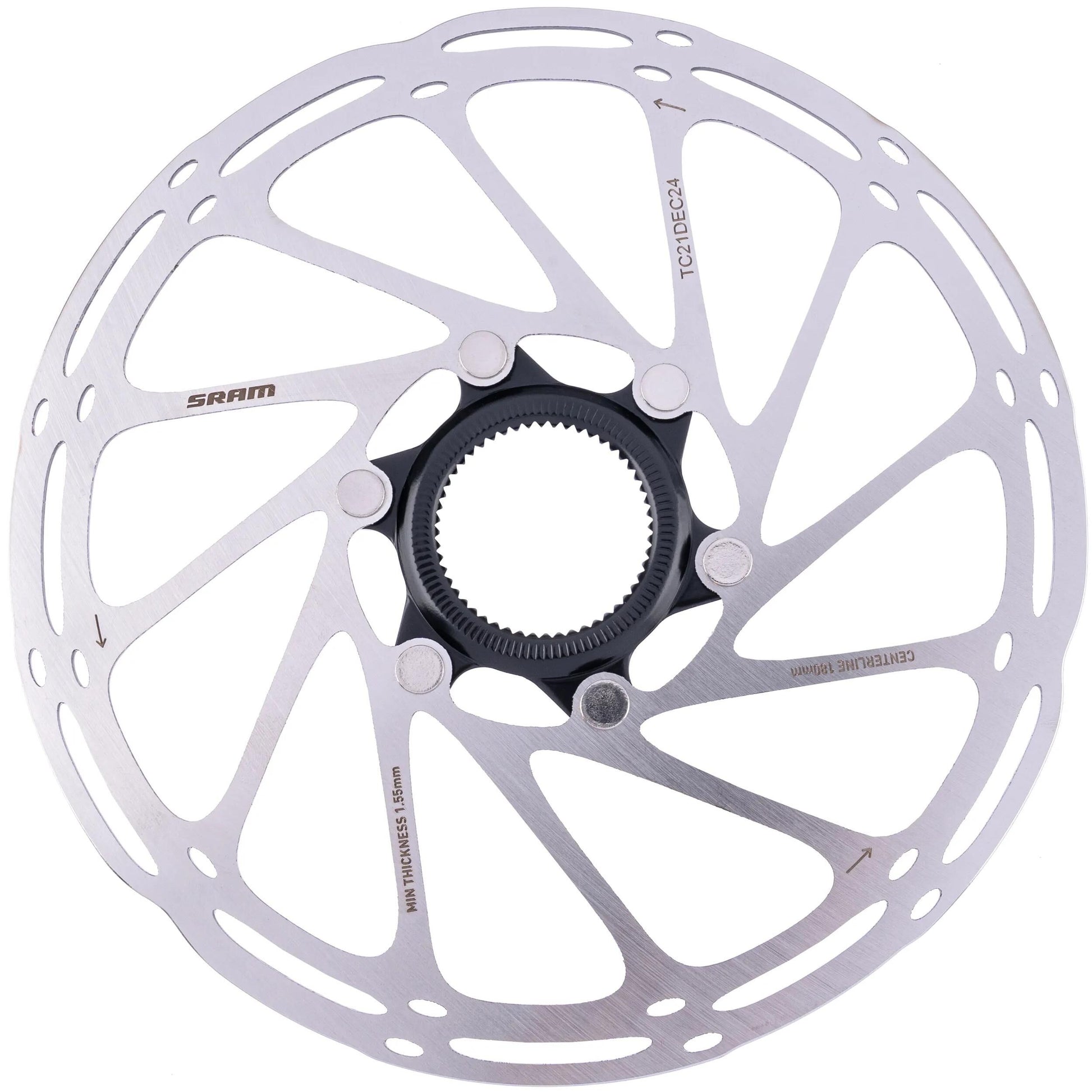 SRAM -Rotor -Mittellinie 180 mm mit Verriegelung