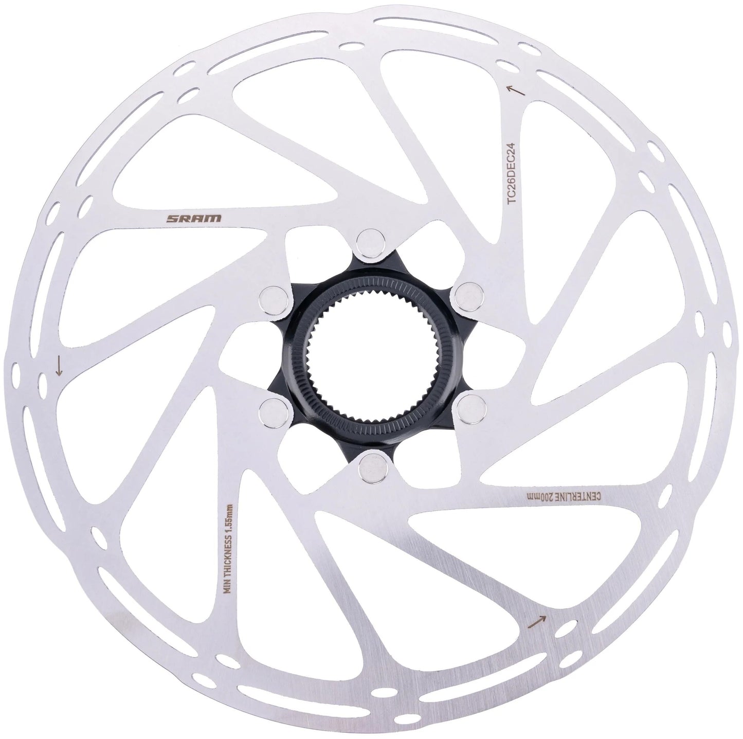 SRAM -Rotor -Mittellinie 200 mm mit Lockkring