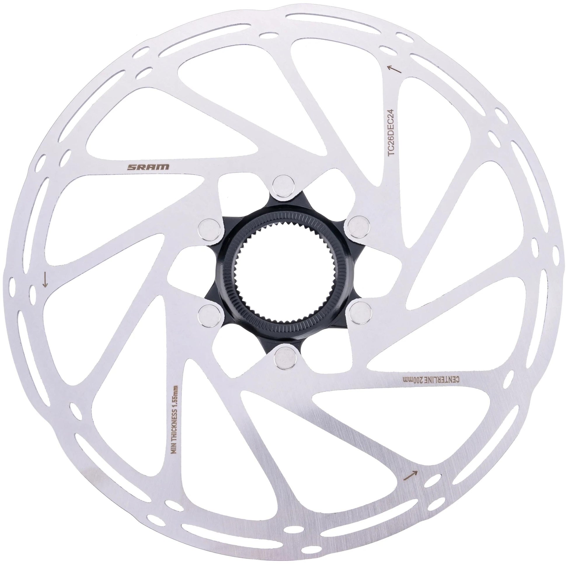 SRAM -Rotor -Mittellinie 200 mm mit Lockkring