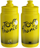 Elite Fly Tour de France Wasserflasche Trinkfl. Fly Tour d'E France gelb 550ml - afbeelding 2
