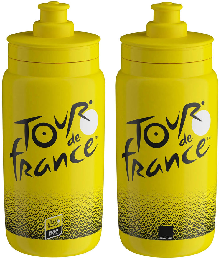 Elite Fly Tour de France Wasserflasche Trinkfl. Fly Tour d'E France gelb 550ml