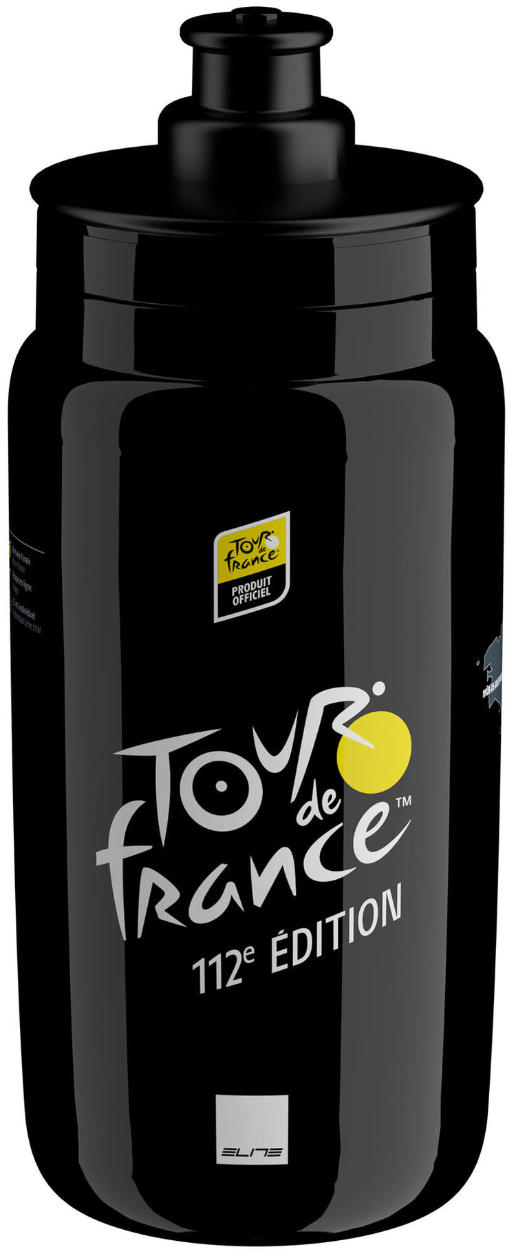 Elite Fly Tour de France Wasserflasche Trinkfl. Fly Tour d'E France schwarz 550ml