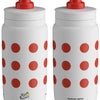 Elite Fly Tour de France Wasserflasche Trinkfl. Fly Tour d'E France Red Polka 550ml