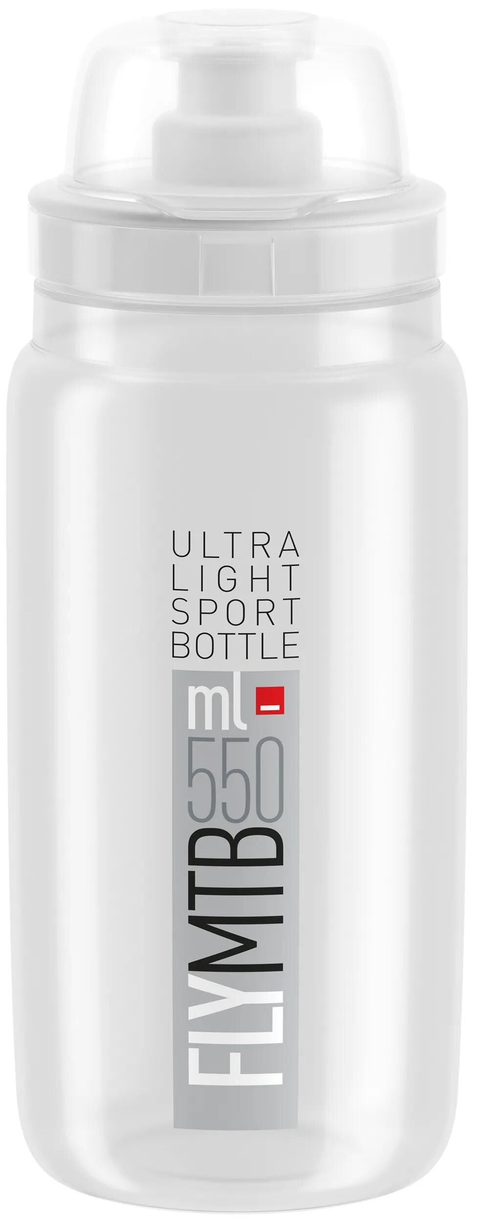 Elite Bottle Fly MTB Mod. 20 Flaschen Fly MTB 550 ml klar grau