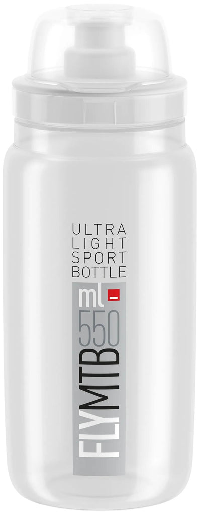 Elite Bottle Fly MTB Mod. 20 Flaschen Fly MTB 550 ml klar grau