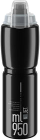 Elite Wasserflasche Jet Plus Flasche Jet Plus 950 ml schwarz grau mit Verschluss