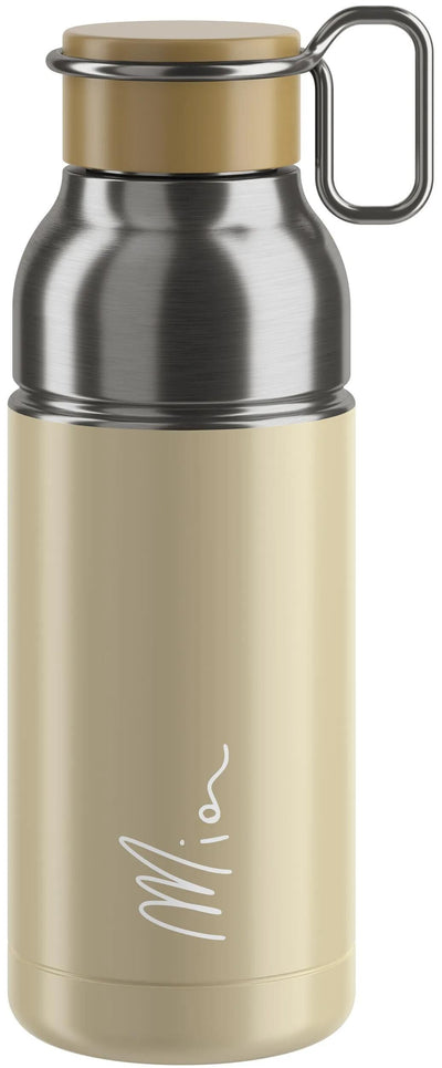 Elite Wasserflasche Mia Edelstahl Flasche Mia Edelstahl 650ml Beige Silber