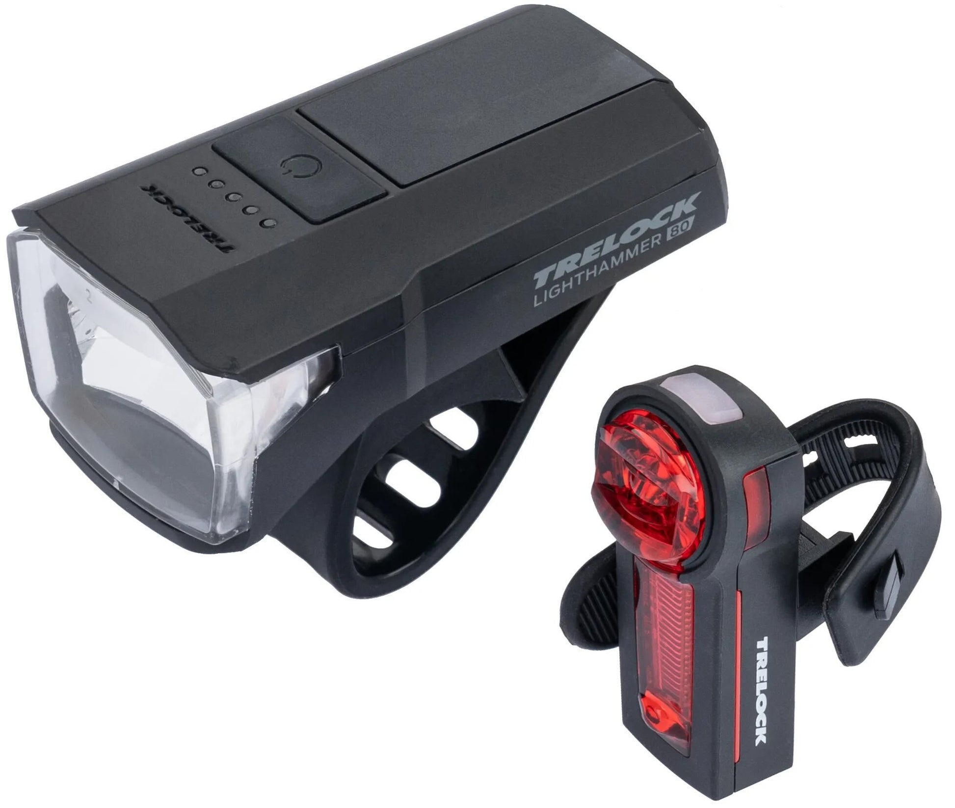 Trelock Lighting Set Lightthammer LS 480 LS 740 80 Lux