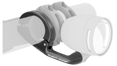 Busch Müller Lamphaak Lenkung Montage Aluminium 25,4 mm 31,8 mm schwarz