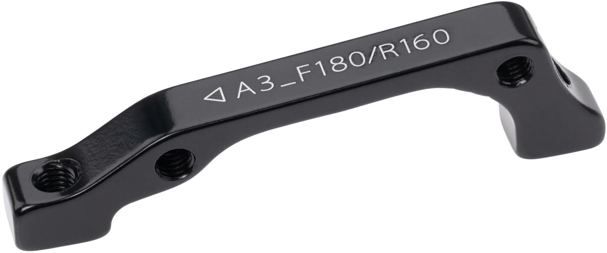 Der Tektro-Adapter für Bremsscheiben ist 180 vorne und 160 hinten