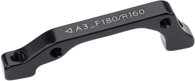 Der Tektro-Adapter für Bremsscheiben ist 180 vorne und 160 hinten
