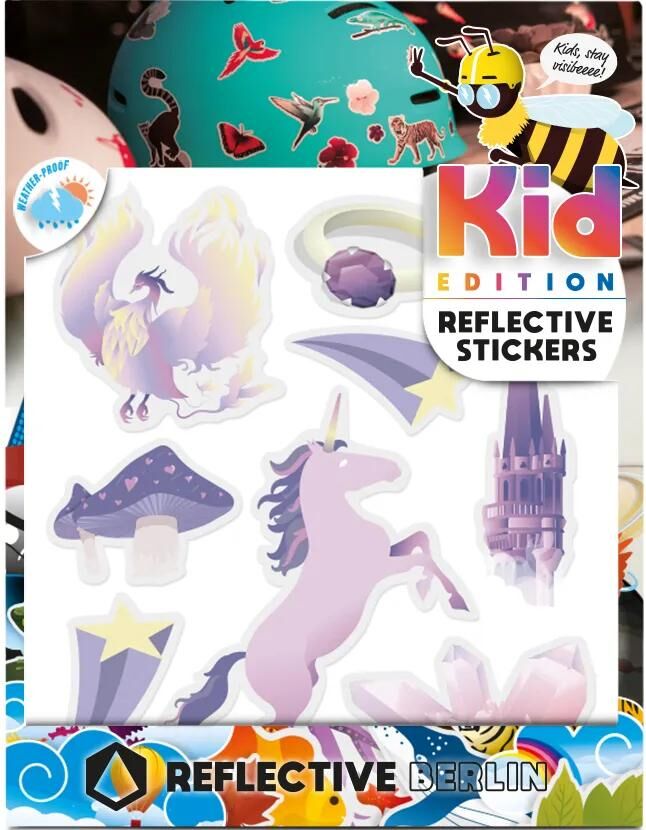 Reflektierende Berlin Reflex -Aufkleber K.I.D.