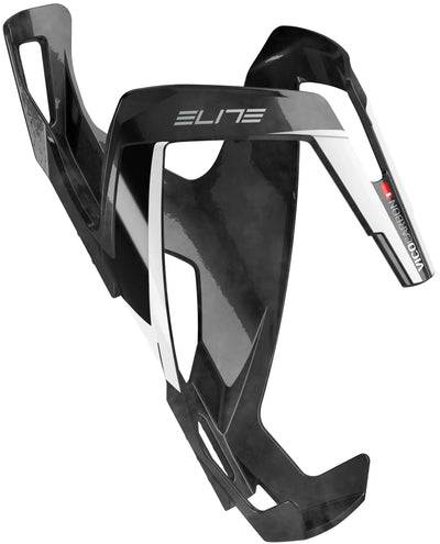 Elite Flaschenhalter Vico Carbon Flaschenhalter Vico Carbon glänzend weiß