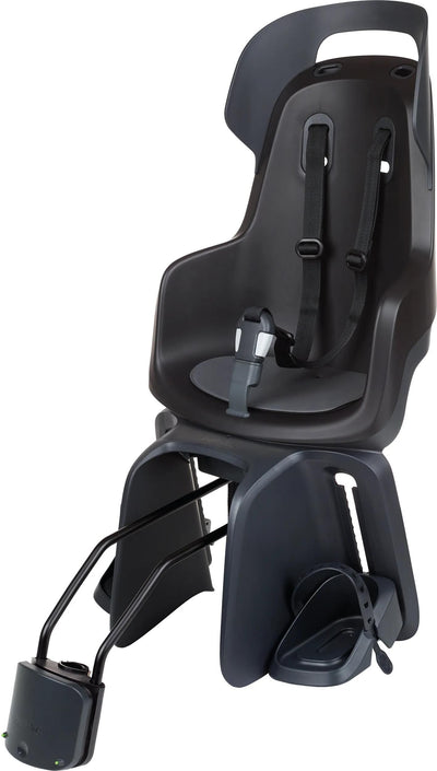 Bobike Kindersitz Go Maxi RS mit Rahmenbefestigung (FF) und Schlafposition urban schwarz
