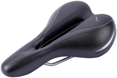 Contec Sattel Elliptic + CT Sattel Elliptic+ Trekking Herren Schwarz Silber