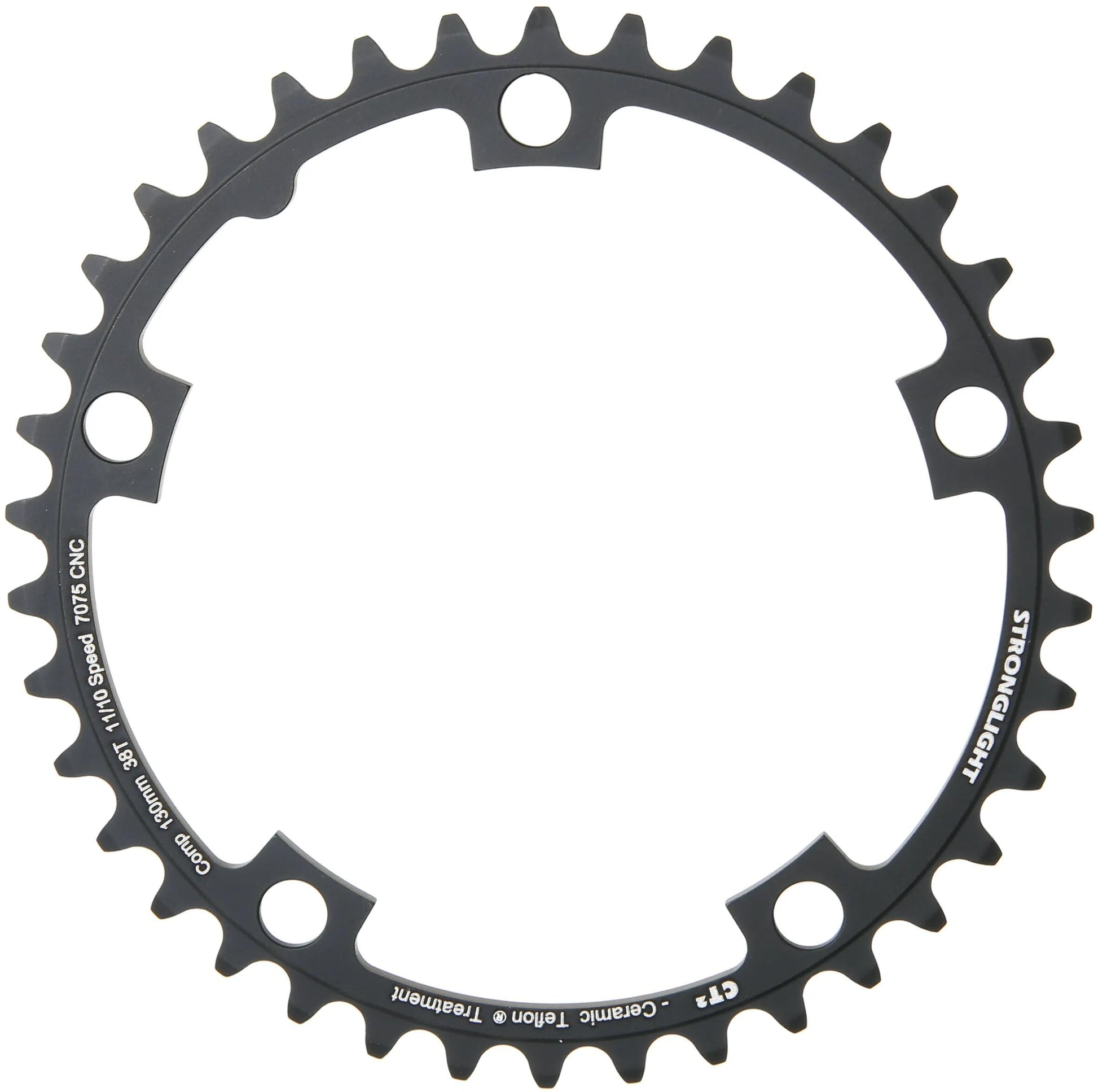 Stronglight -Kettenring Strongl.ct2 38t Alu Black