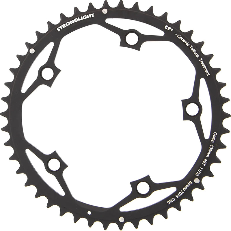 Stronglight -Kettenring Strongl.ct2 46T Alu Black