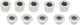 Stronglight Ringschraube stark. W. NUTS SET 5PCS