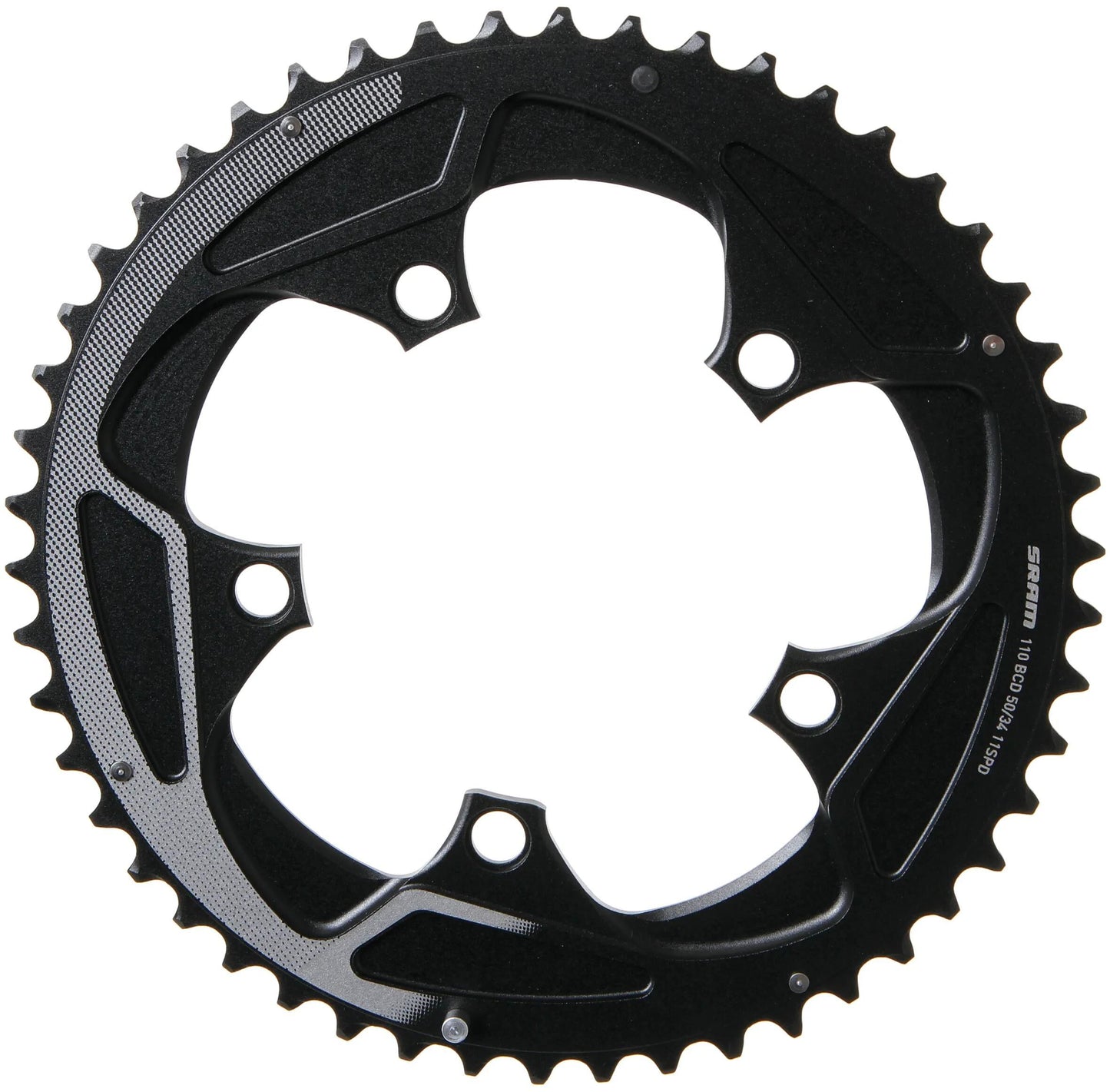 Sram Kettenblatt Road Doppelkettenblatt Roaddoub. 50t Sil.