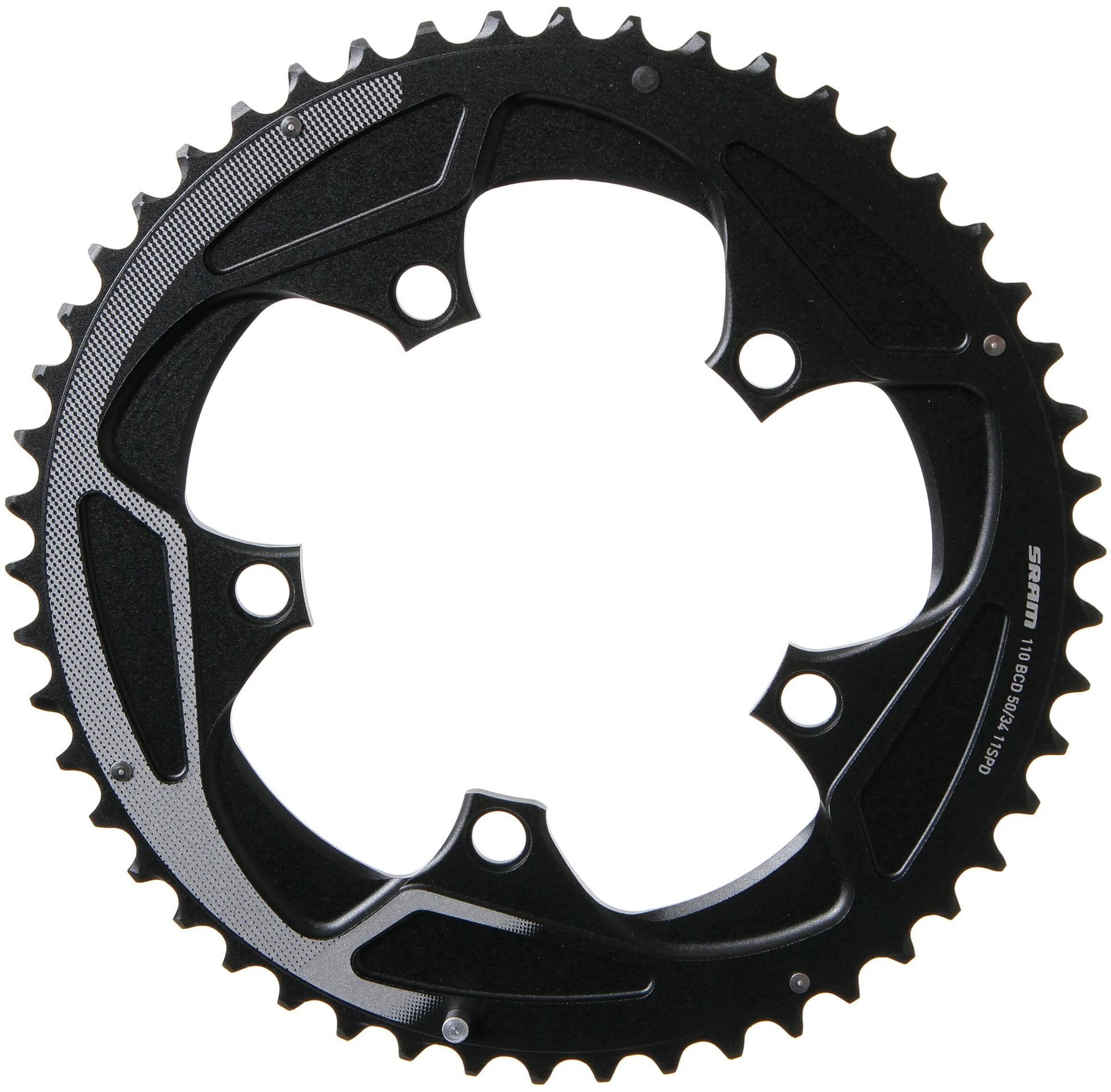 Sram Kettenblatt Road Doppelkettenblatt Roaddoub. 50t Sil.
