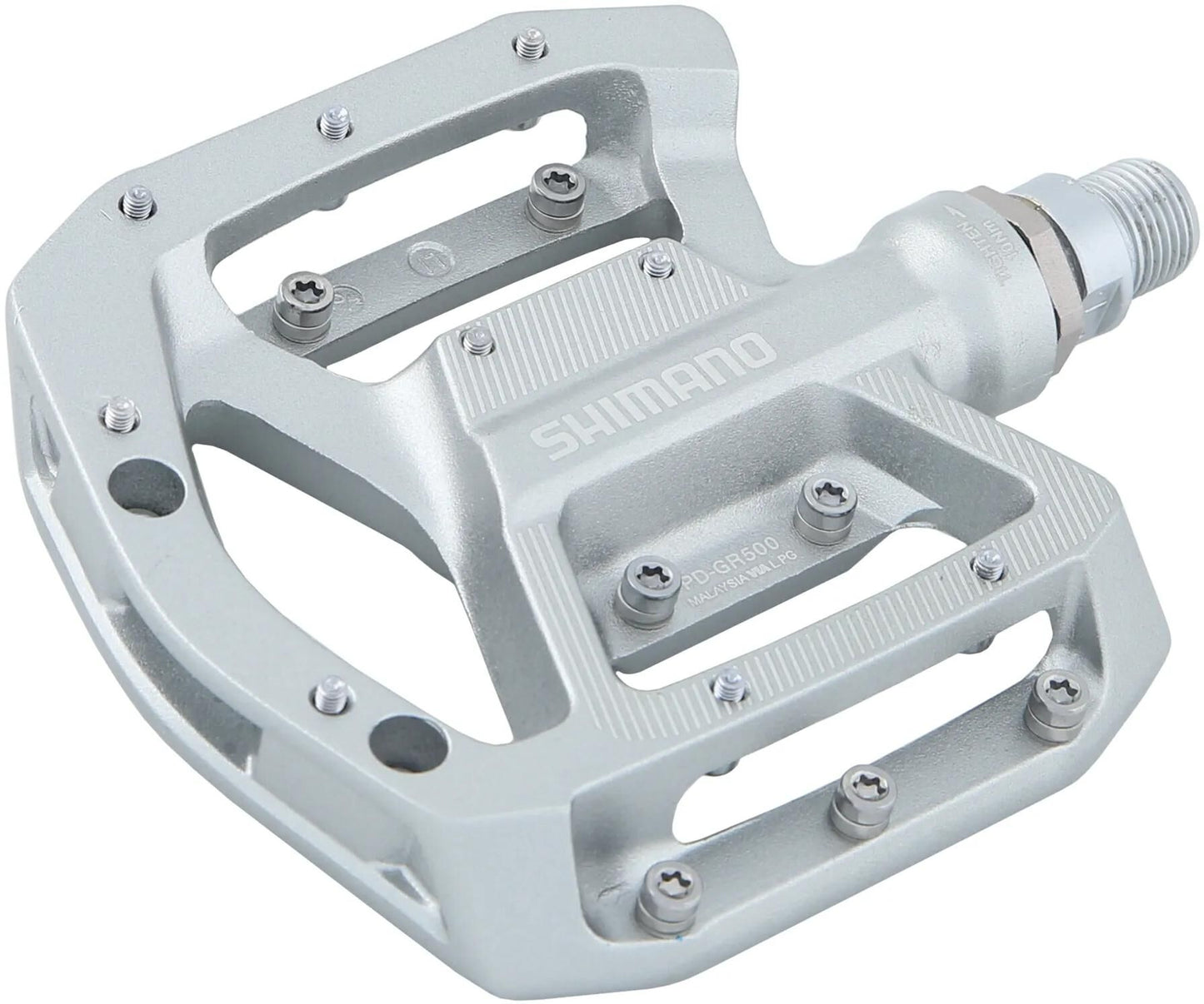 Shimano Pedal Set MTB BMX PD-GR500 Plattform Silber
